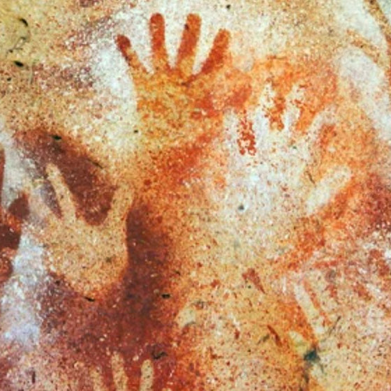 When were stencils invented?