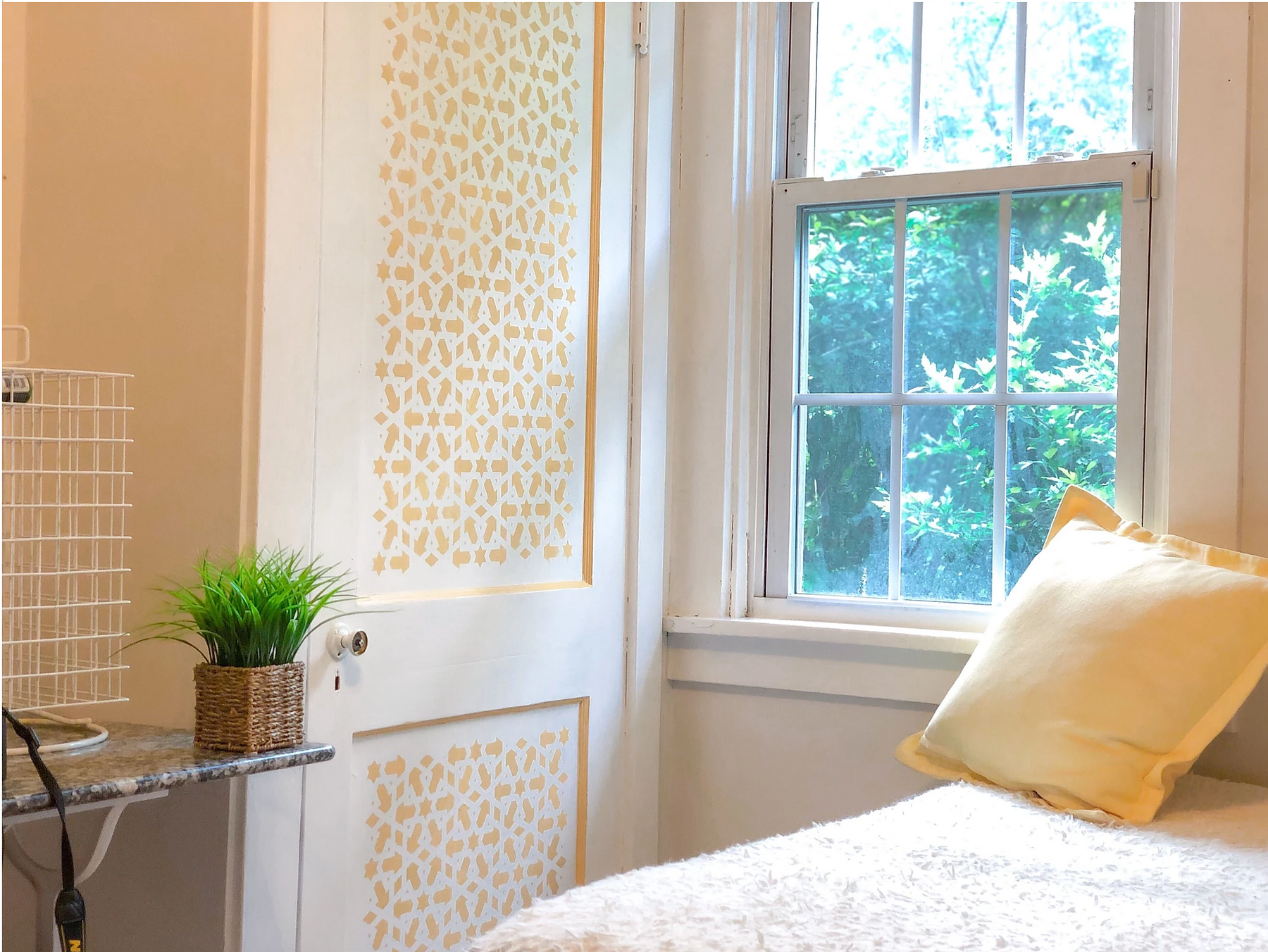 How to transform a simple door into an art piece!