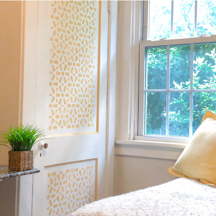 How to transform a simple door into an art piece!