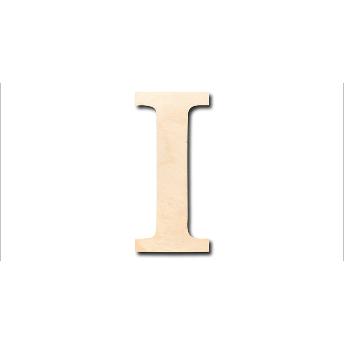 Unfinished Wood Bold Iota Shape - Craft - up to 46" DIY