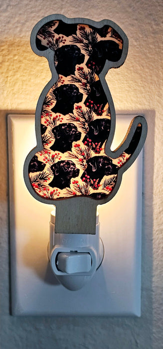 Dog Lovers LED Nightlight | Black Lab Night Light