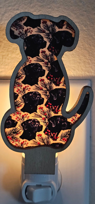 Dog Lovers LED Nightlight | Black Lab Night Light