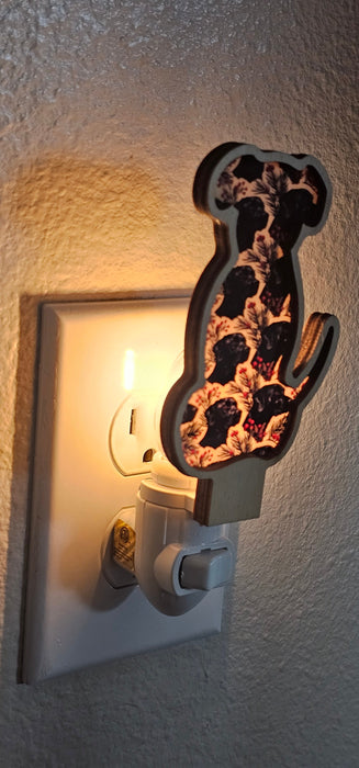Dog Lovers LED Nightlight | Black Lab Night Light