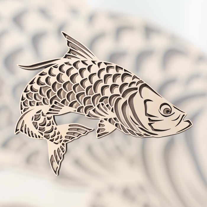 Multi-layer Tarpon Wall Art & Home Decor