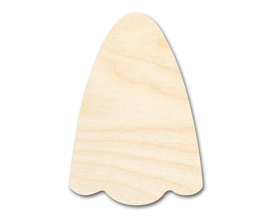 Unfinished Wood Sheet Ghost Shape | Craft Cutout | up to 46" DIY
