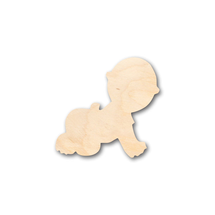 Unfinished Wood Cute Baby Shape - Craft - up to 46" DIY