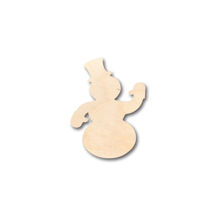 Unfinished Wood Friendly Snowman Shape - Craft - up to 46" DIY