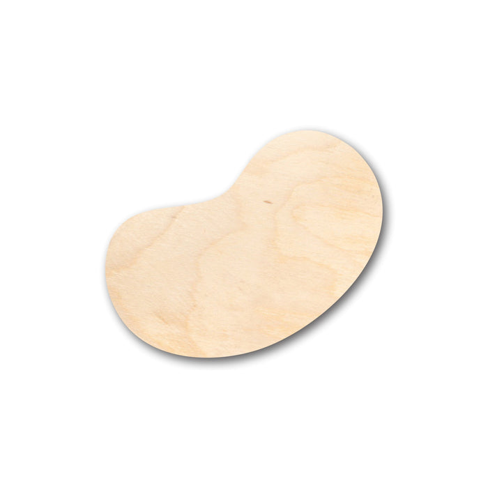 Unfinished Wood Jellybean Shape - Craft - up to 46" DIY