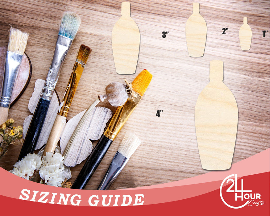 Unfinished Rum Bottle Shape | DIY Craft Cutout | up to 46" DIY