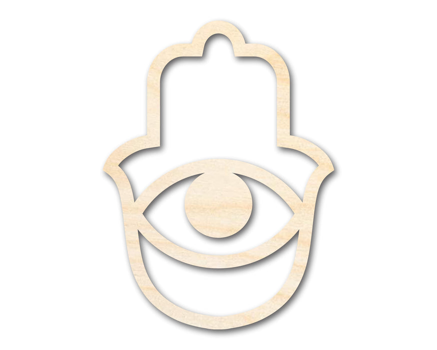 Unfinished Hamsa Eye Shape | DIY Craft Cutout | up to 46" DIY