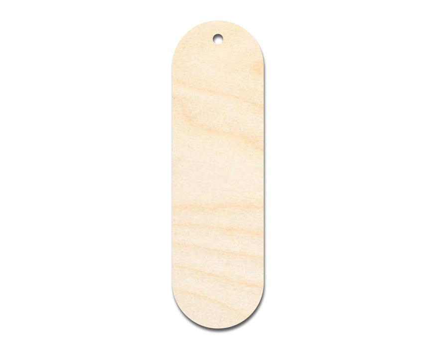 Unfinished Wood Oval Bookmark Shape | DIY Craft Cutout | up to 12" DIY