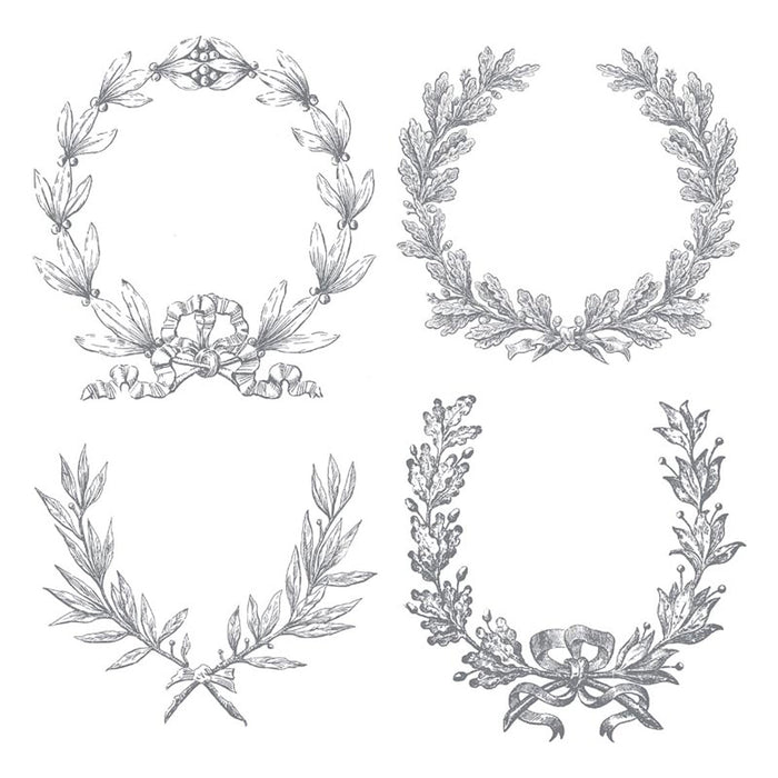 Clear Stamp - Laurels - 12x12