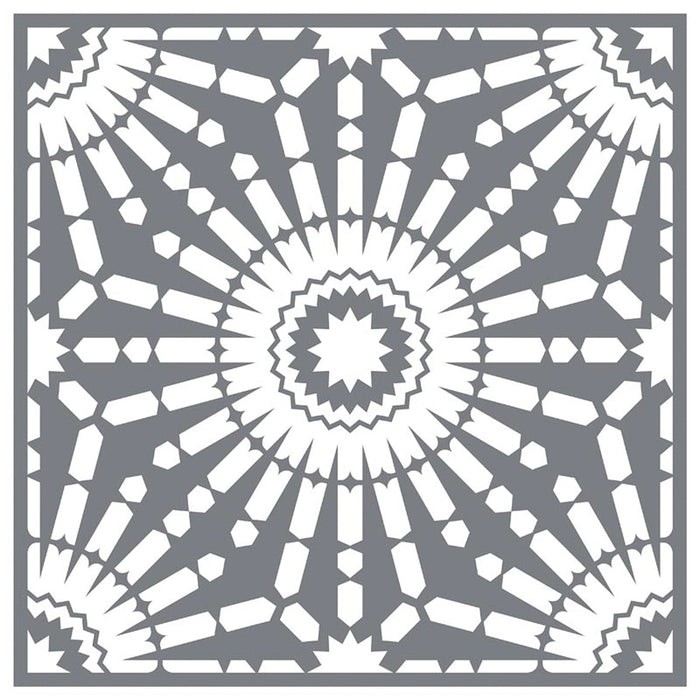 Floor Tile Moroccan - Mesh Stencil 12x12