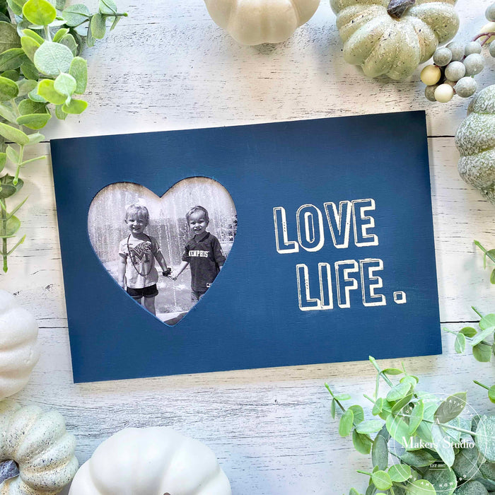Build A Life You Love - Mesh Stencil 8.5x11