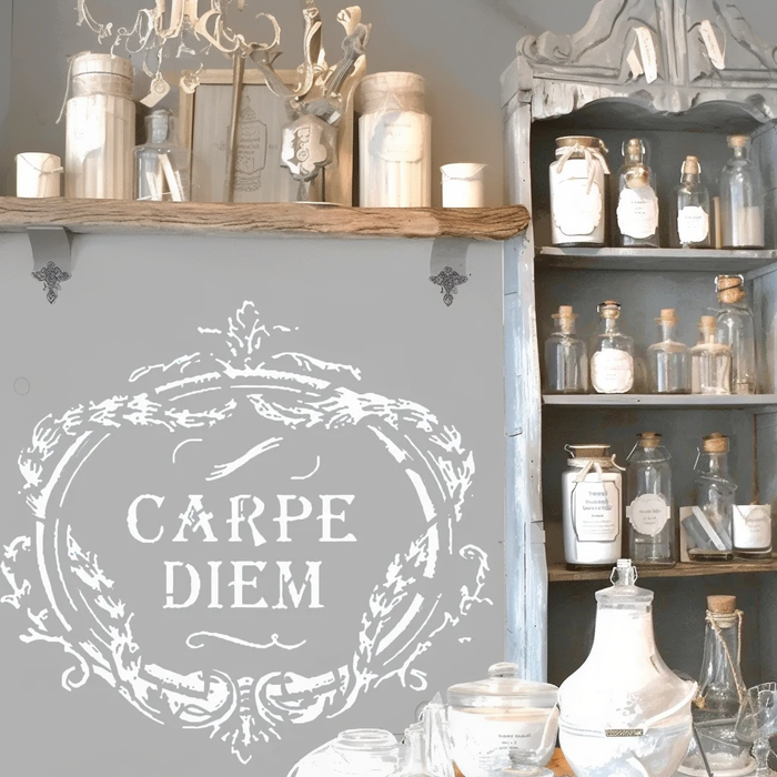 carpe diem stencil