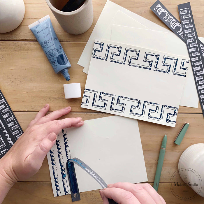 Classic Borders - Mesh Stencil 18x12