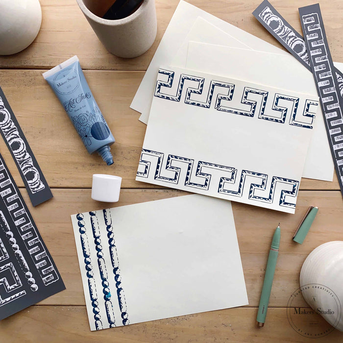 Classic Borders - Mesh Stencil 18x12