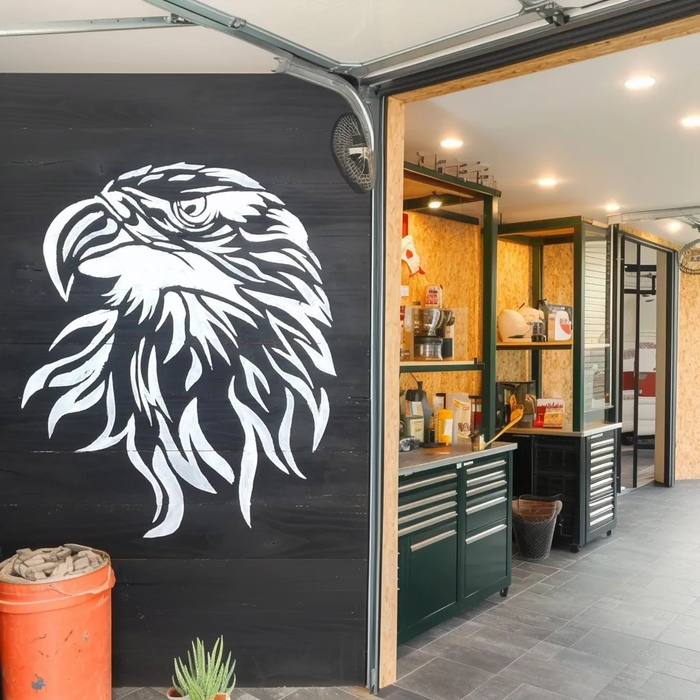eagle head stencil