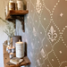 Fleur De Lis Damask Wall Pattern