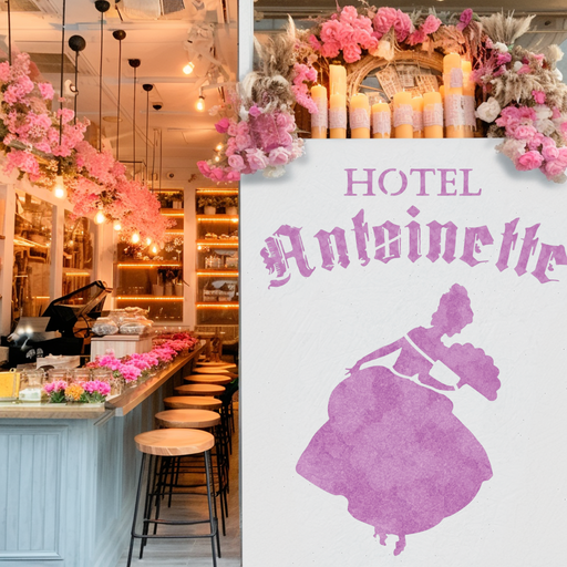french hotel stencil