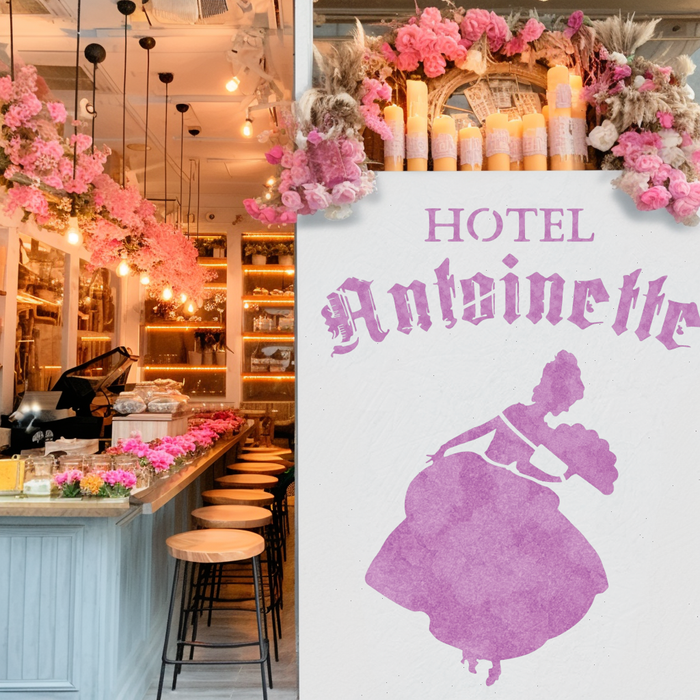 french hotel stencil