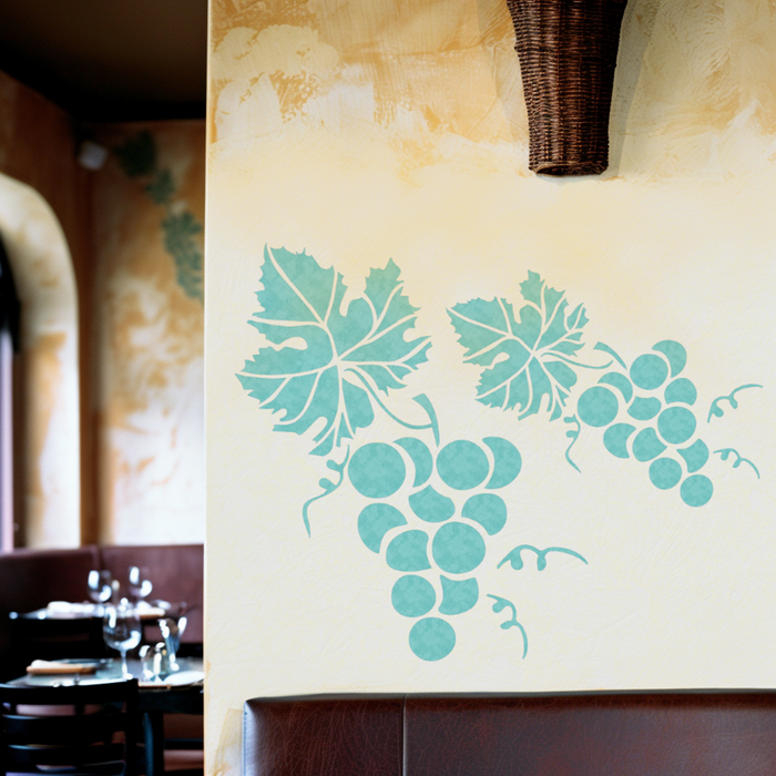 grape vine stencil