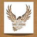 Harley Davidson Ascending Eagle Stencil