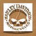 Harley Davidson Classic Skull Ring Stencil