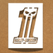 harley davidson number one skull stencil