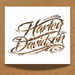 Harley Davidson Classic Script Stencil