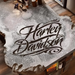 Harley Davidson Classic Script Stencil