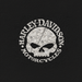 Harley Davidson Classic Skull Ring Stencil
