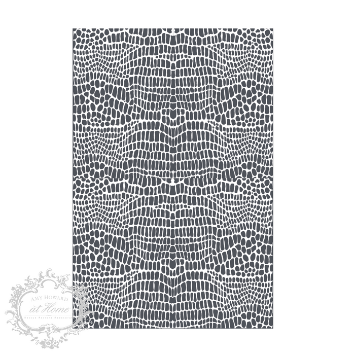 Mock Croc - Mesh Stencil 12x18