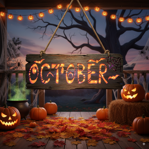 october stencil