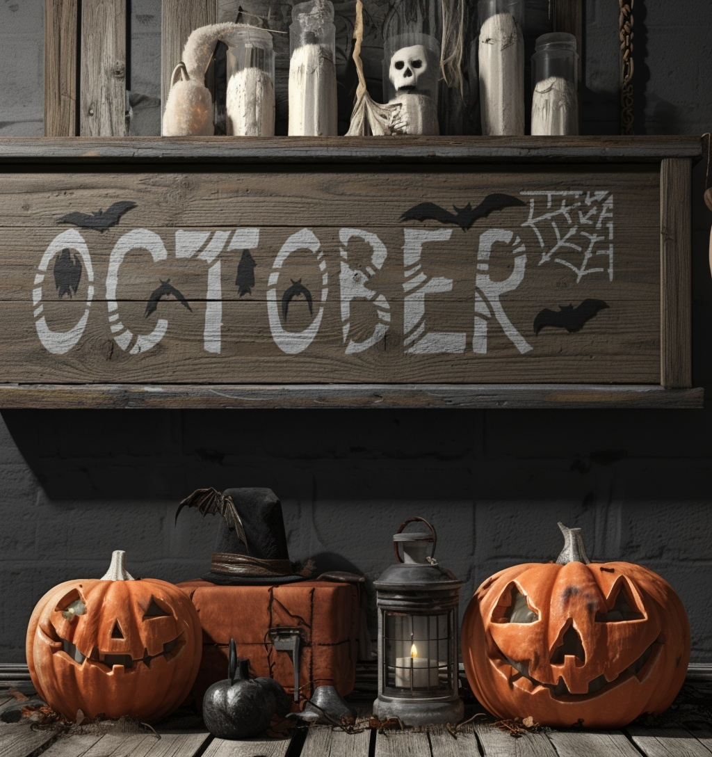 october stencil