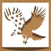 Patriotic American Eagle Stencil