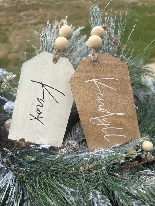 Unfinished Wood Price Tag Product Tag Silhouette - Craft- up to 46" DIY