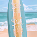 beach stencil