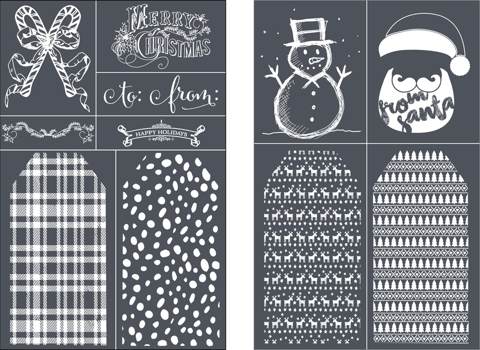 Create a Tag - Mesh Stencil 2pack - 5.5x8.5