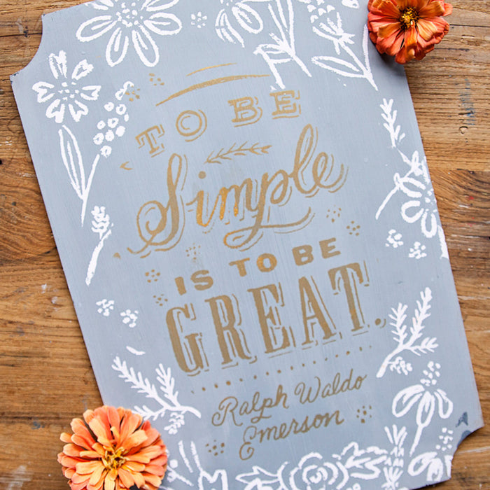 Simple - Mesh Stencil 12x24