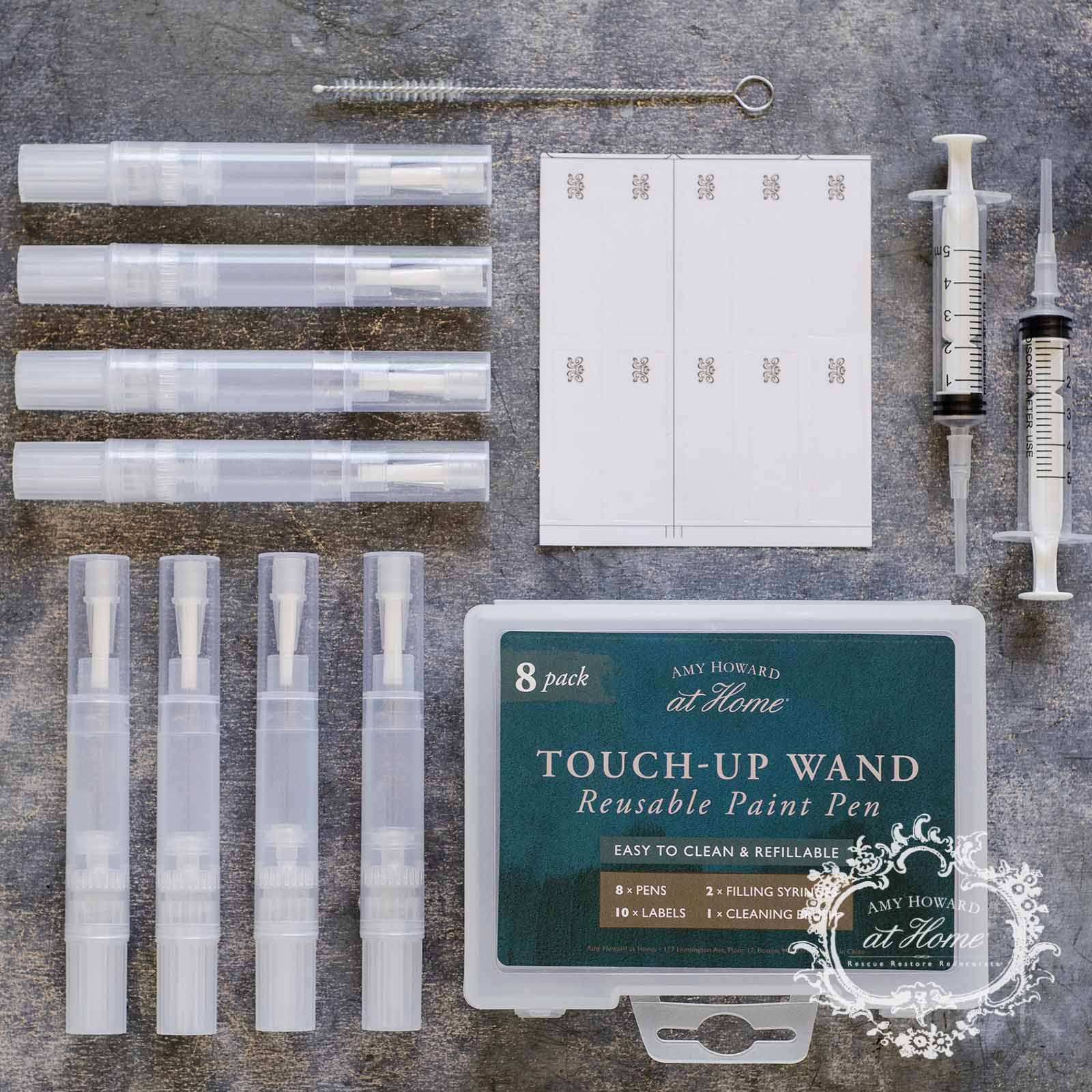 Touch-Up Paint Pen Kit (8 Reusable Pens) | Clean, Precise Fixes for Walls, Furniture & DIY Projects
