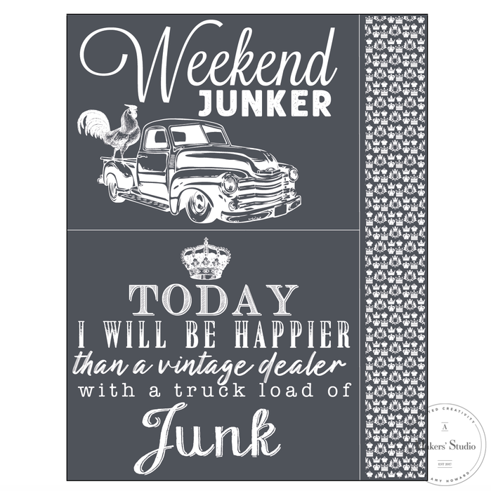 Vintage Junk - Mesh Stencil 8.5x11