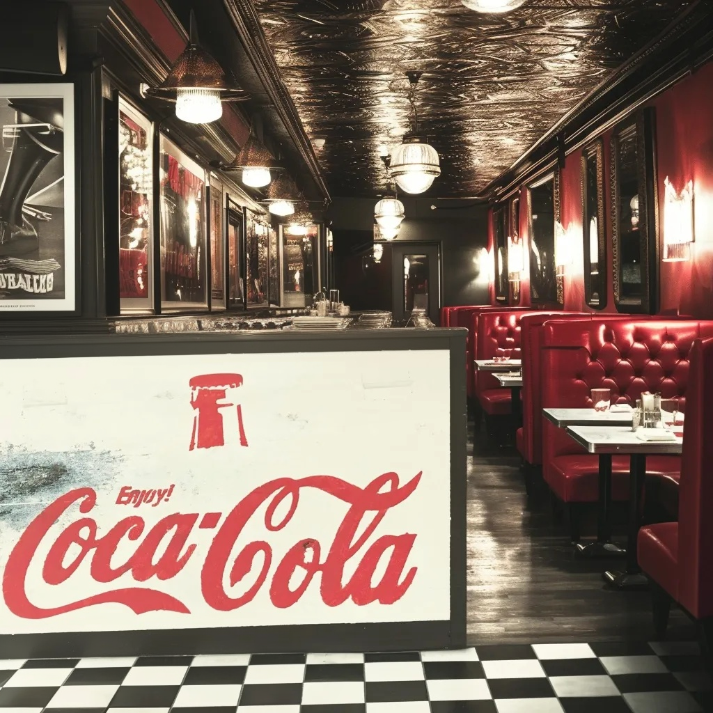 coca cola stencil