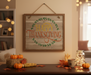 Thanksgiving stencil