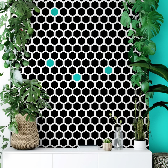 Honeycomb stencil