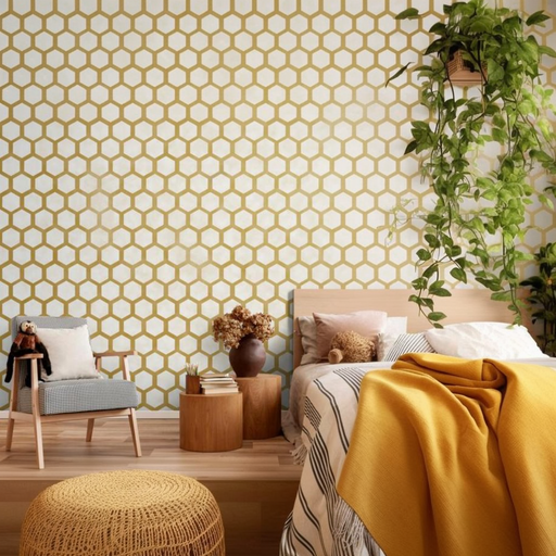 Honeycomb stencil