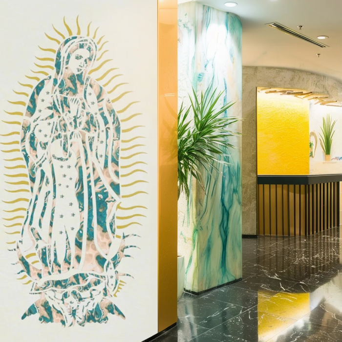 lady of guadalupe stencil