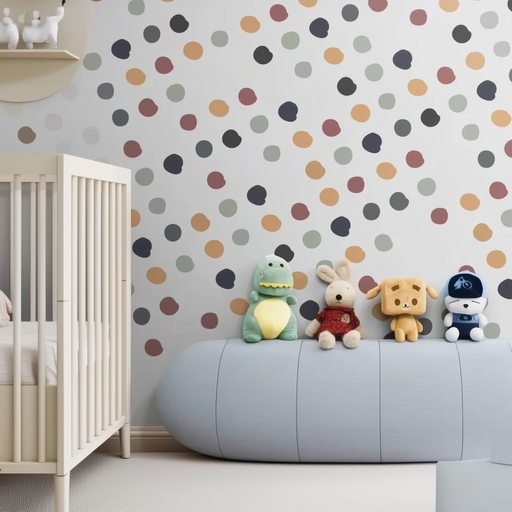 polka dots stencil