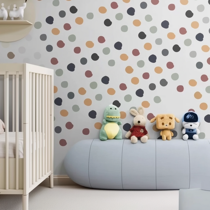 polka dots stencil