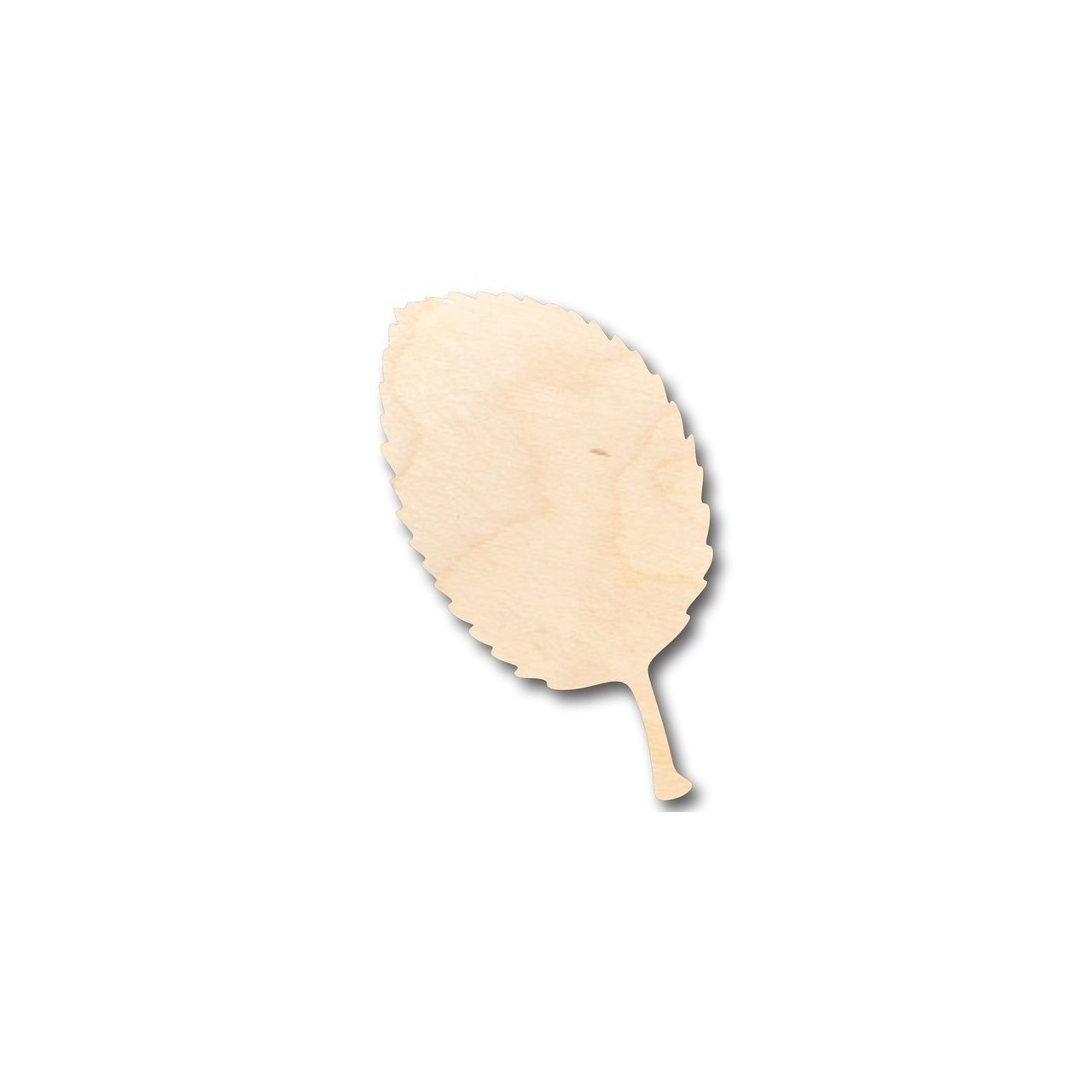 Unfinished Wood Apple Leaf Shape - Craft - up to 46
